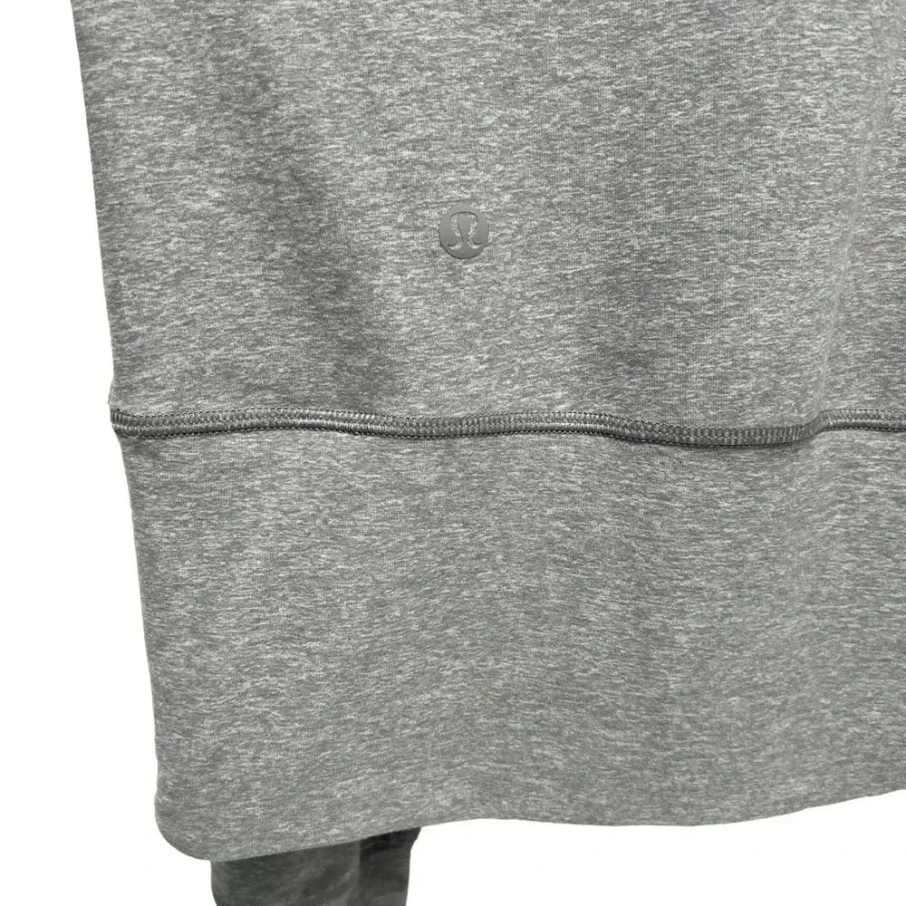 Lululemon Ready to Rulu Pullover Heathered Raceway Grey Sweatshirt Athleisure 8